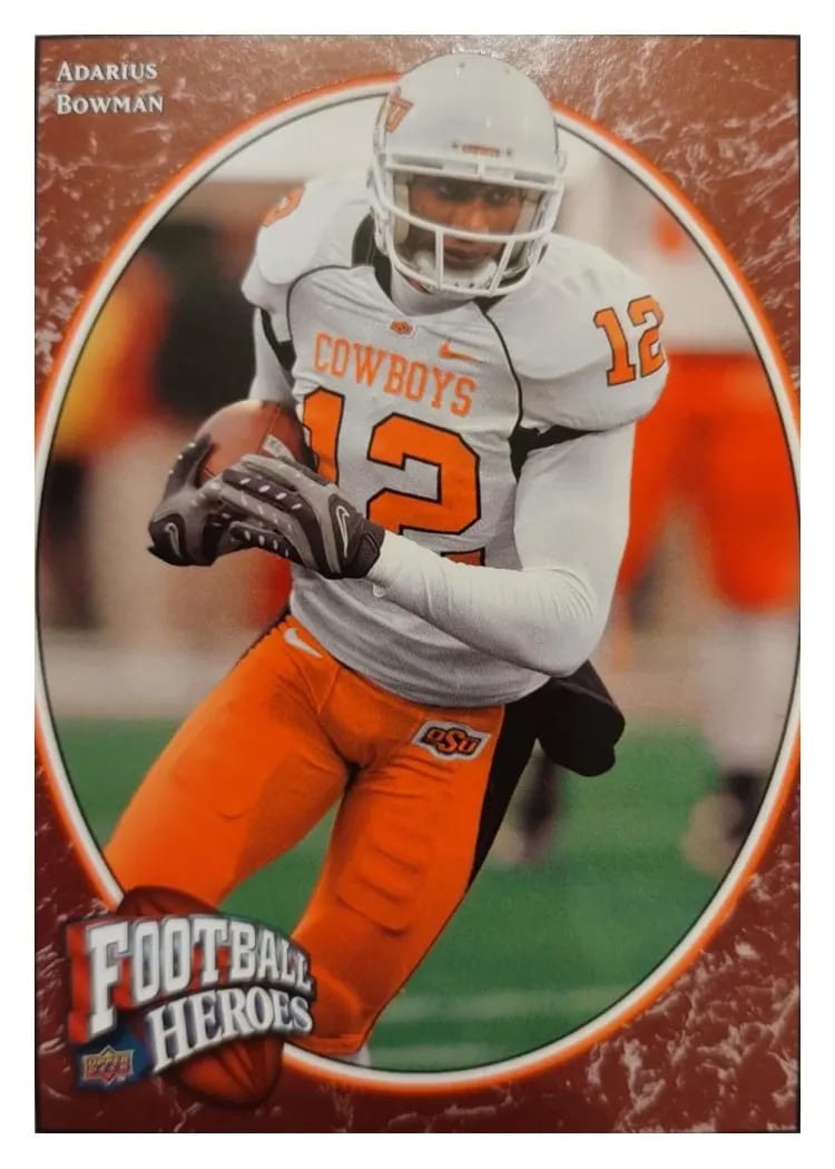 2008 Upper Deck Heroes Adarius Bowman #101 card