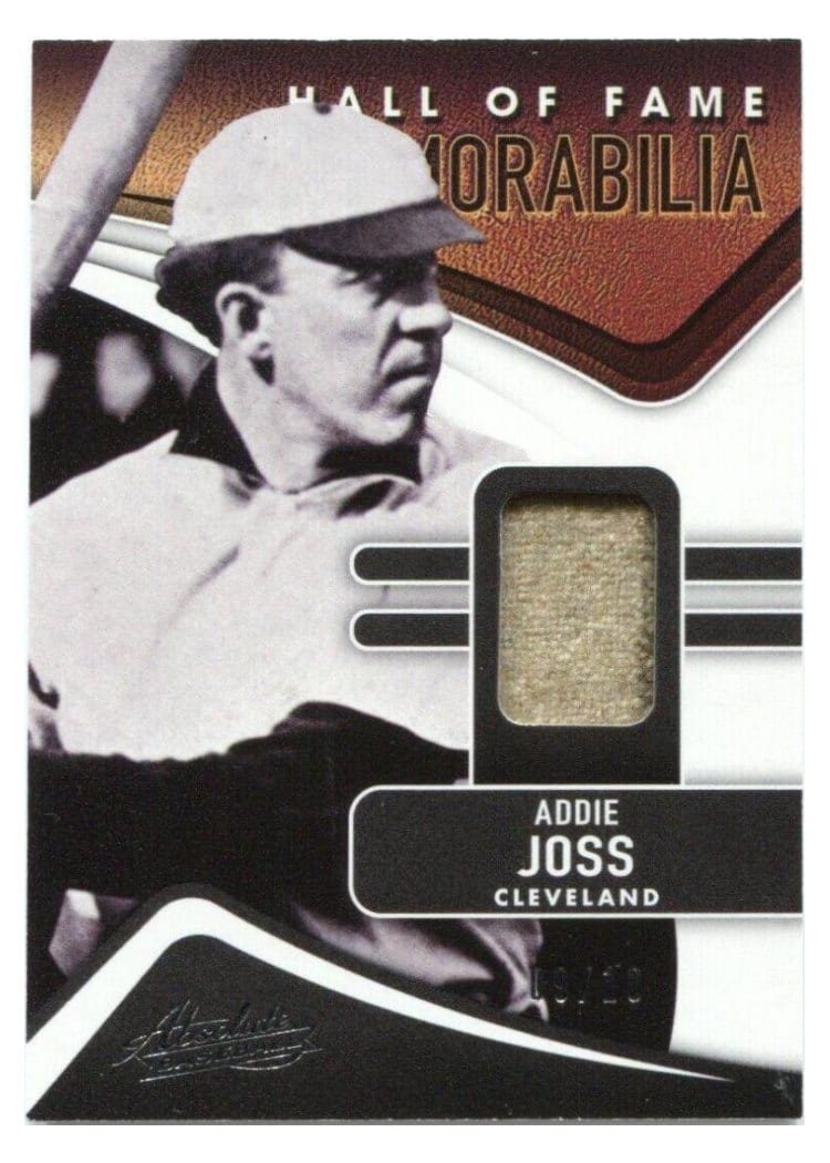 2022 Panini Absolute Hall of Fame Memorabilia Addie Joss #HFM-AJ card