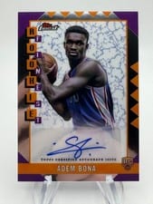 2024-25 Finest Rookie Finest Autographs Adem Bona #RFA-AB card