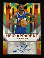 2024-25 Panini Court Kings Heir Apparent Autographs Adem Bona #HA-BON card
