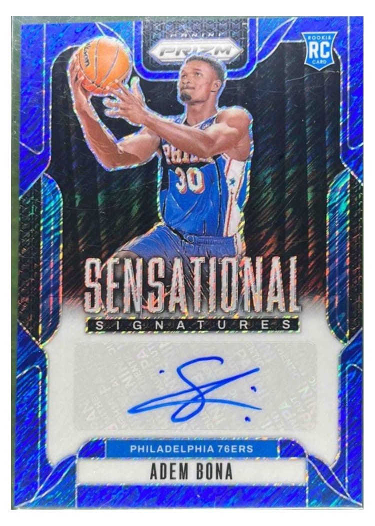 2024-25 Panini Prizm Sensational Signatures Adem Bona #SS-ABP card