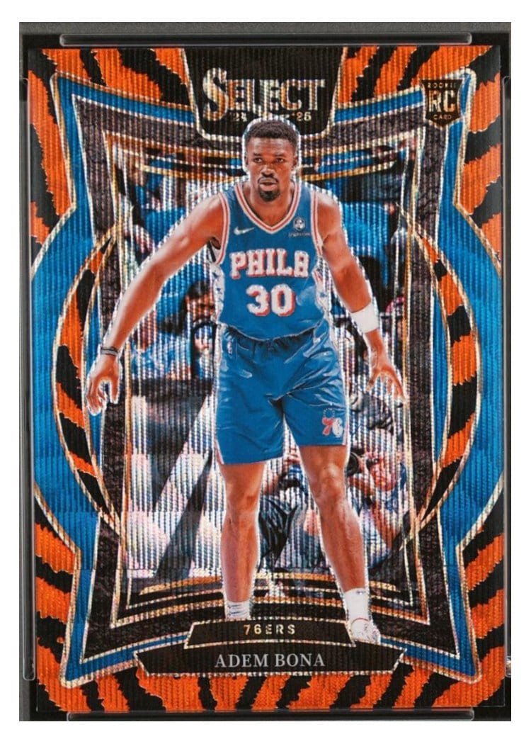 2024-25 Panini Select Base Set Adem Bona Tiger Prizm #97 card