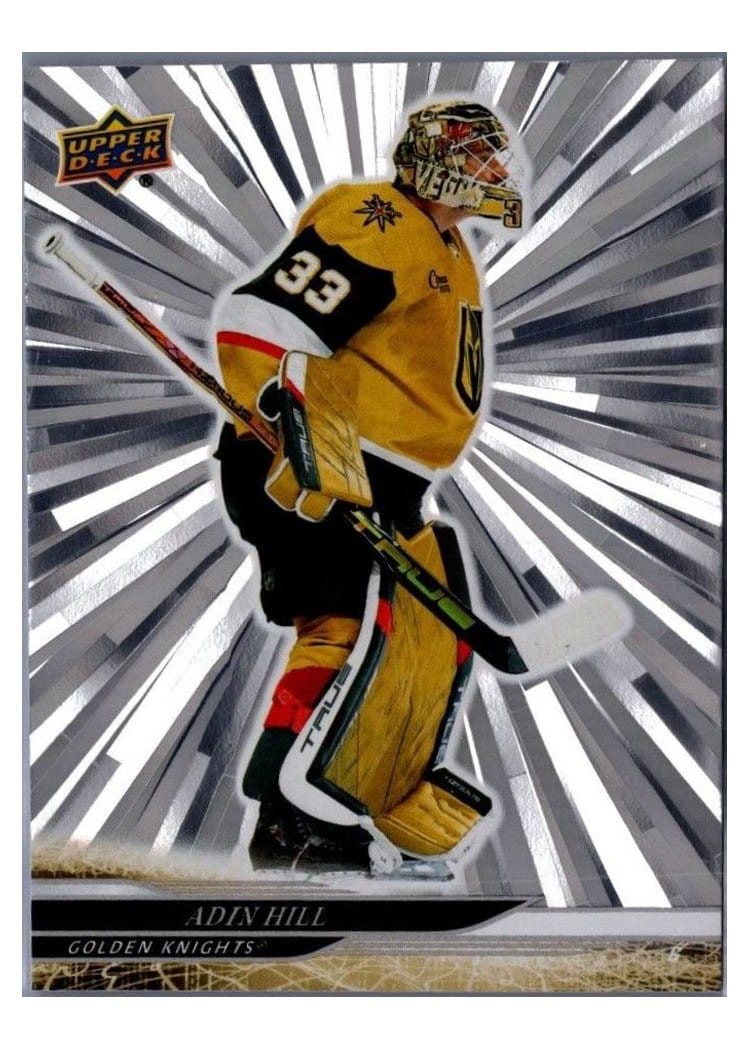 2024-25 Upper Deck Base Set Adin Hill Outburst Silver #182 card