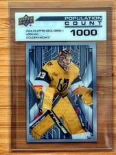 2024-25 Upper Deck Population Count Adin Hill #PC-8 card