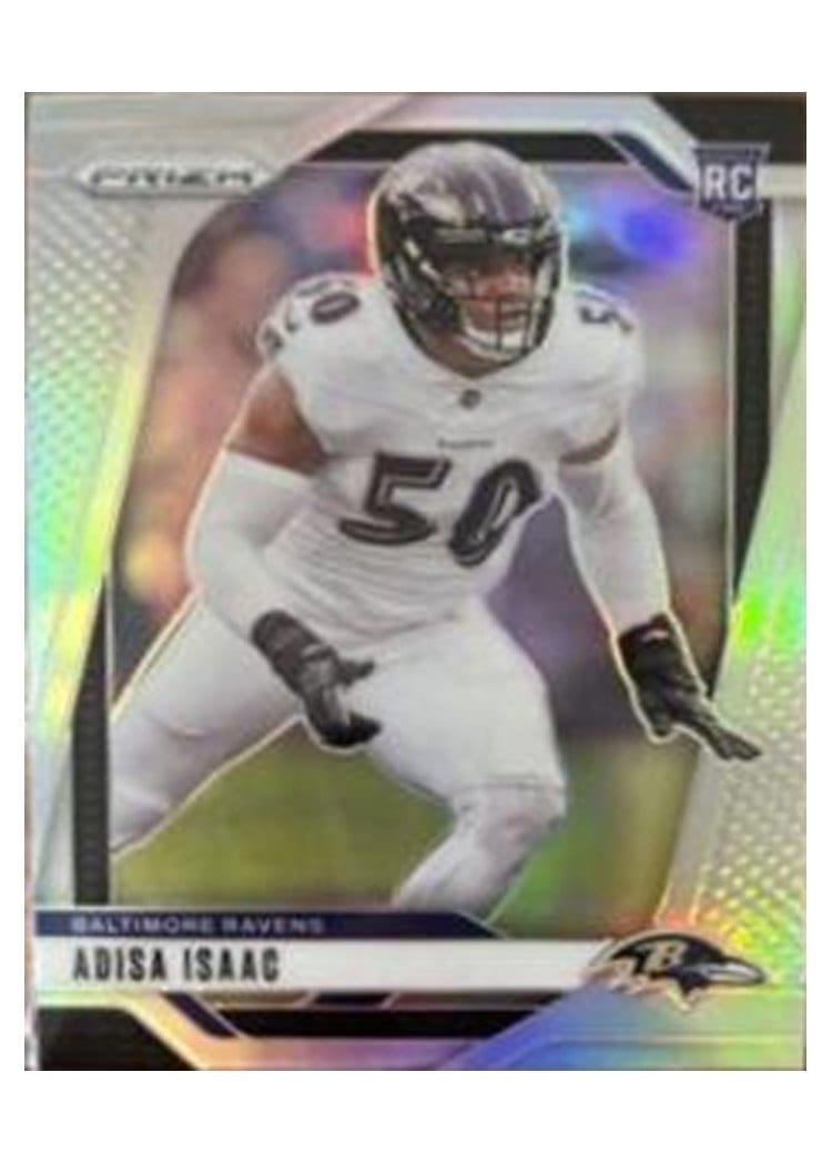 2024 Panini Prizm Base Set Adisa Isaac Silver #302 card