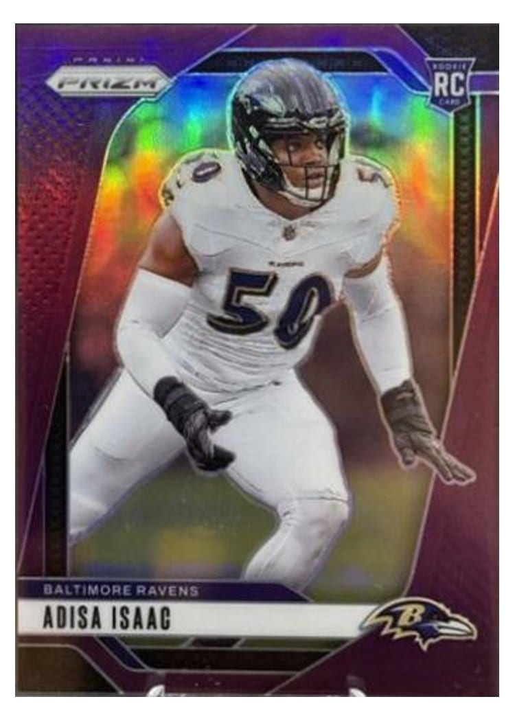 2024 Panini Prizm Base Set Adisa Isaac #302 card