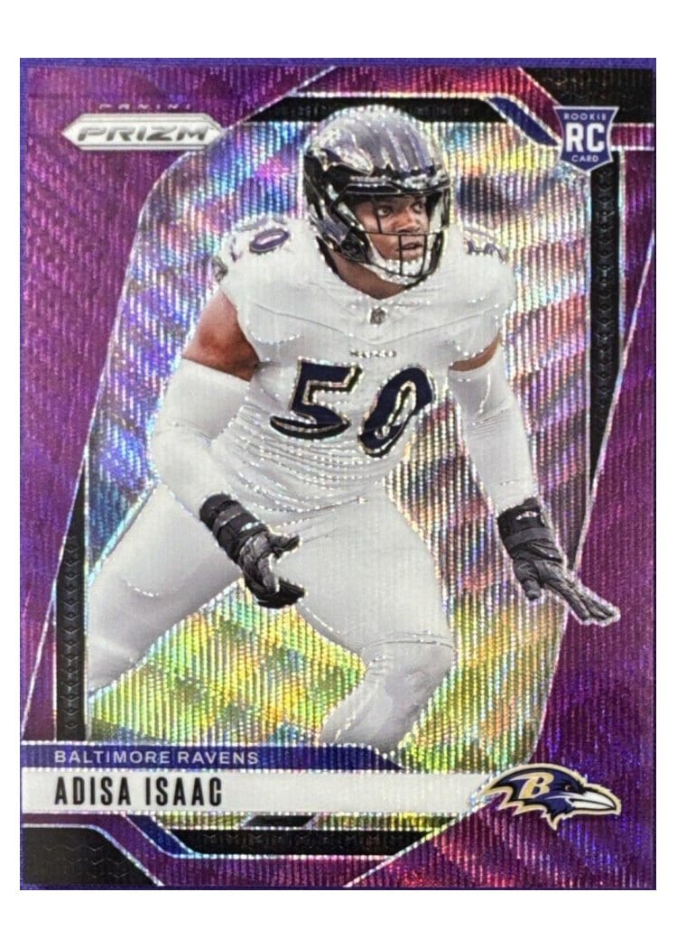 2024 Panini Prizm Base Set Adisa Isaac #302 card