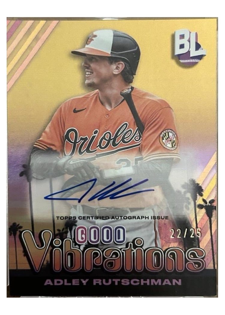 2024 Topps Big League Good Vibrations Autographs Adley Rutschman #GVA-AR card