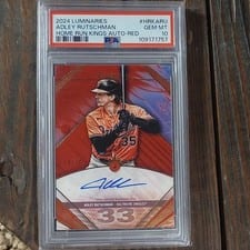 2024 Topps Luminaries Home Run Kings Autographs Adley Rutschman #HRK-ARU card