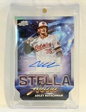 2025 Topps Cosmic Chrome Stella Nova Autographs Adley Rutschman #SNA-AR card