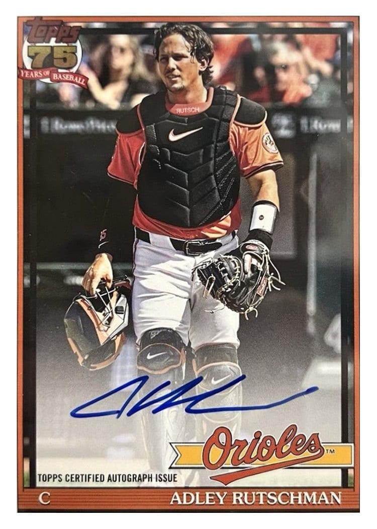 2026 Topps 1991 Topps Autographs Adley Rutschman #91A-AR card