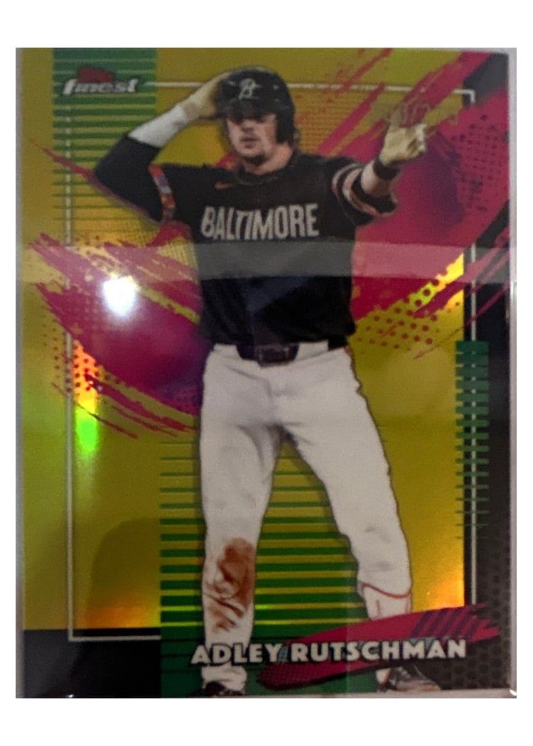 2026 Topps Finest Adley Rutschman Yellow Refractor #249 card