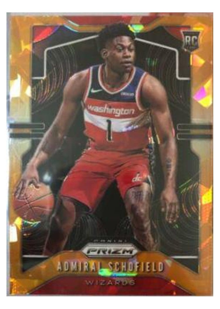 2019-20 Panini Prizm Base Set Admiral Schofield Orange Ice Prizm #280 card