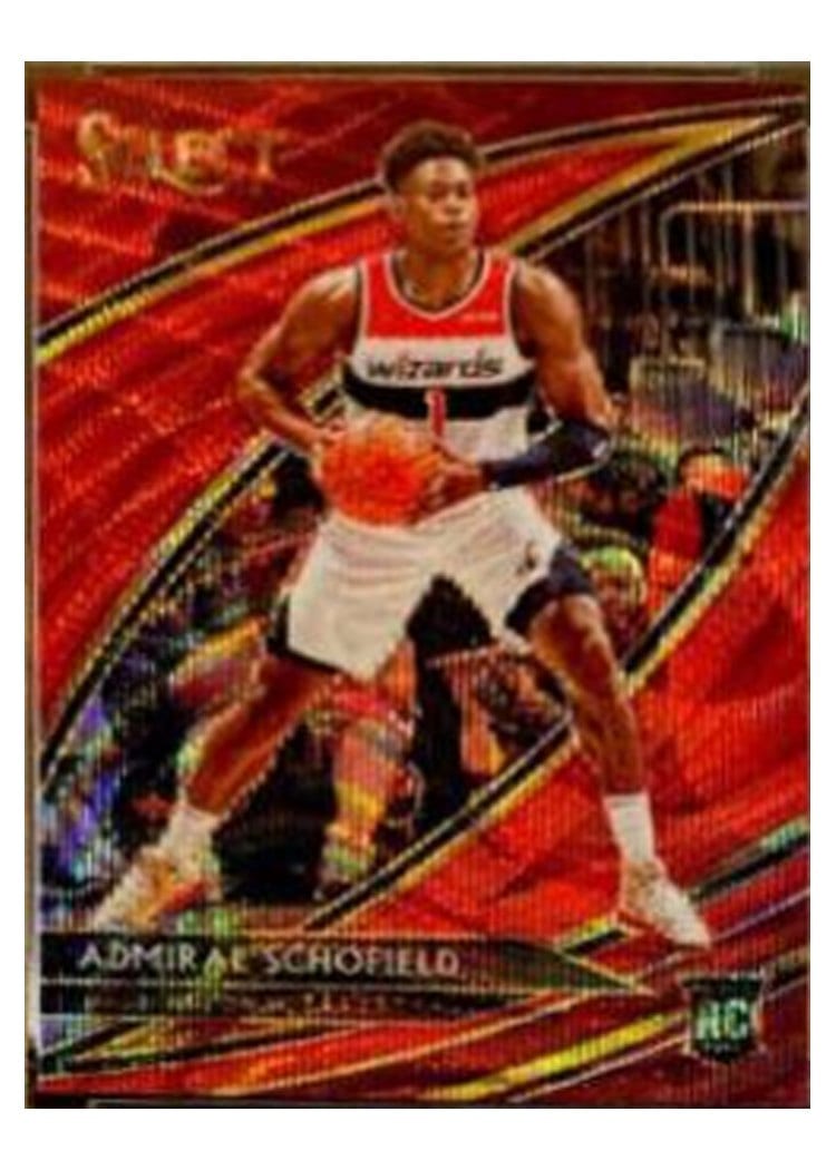 2019-20 Panini Select Base Set Admiral Schofield Red Wave #210 card