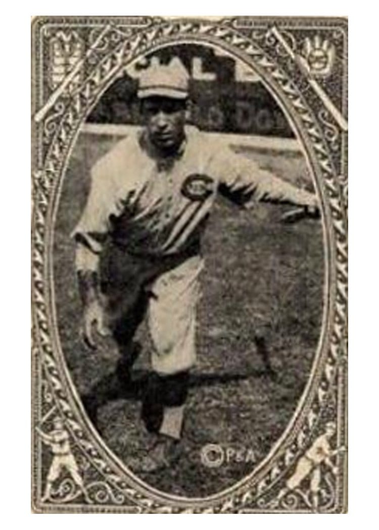 1922 Neilson's Chocolate Type II Adolfo Luque card