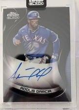 2022 Topps Chrome Black Autographs Adolis Garcia #CBA-AG card
