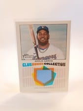 2024 Topps Heritage Clubhouse Collection Relic Adolis García #CCR-AGA card