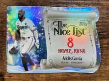 2024 Topps Holiday Making the Nice List Adolis García #MNL-18 card