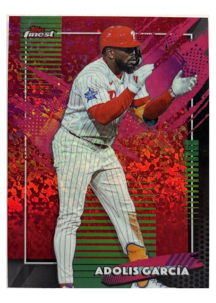 2026 Topps Finest Adolis Garcia #256 card