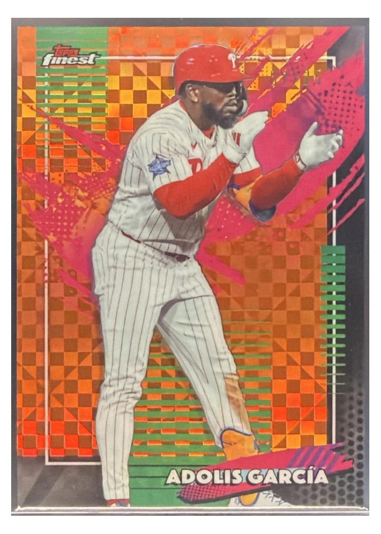 2026 Topps Finest Adolis Garcia #256 card
