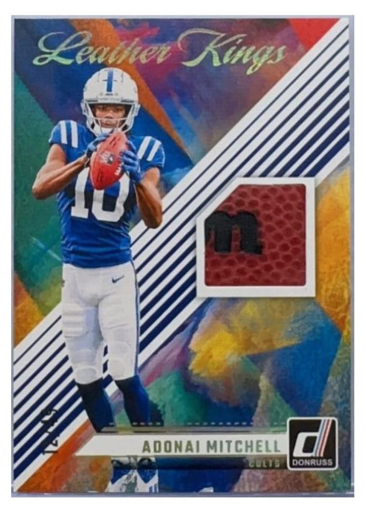 2024 Donruss Leather Kings Adonai Mitchell #LK-AMI card