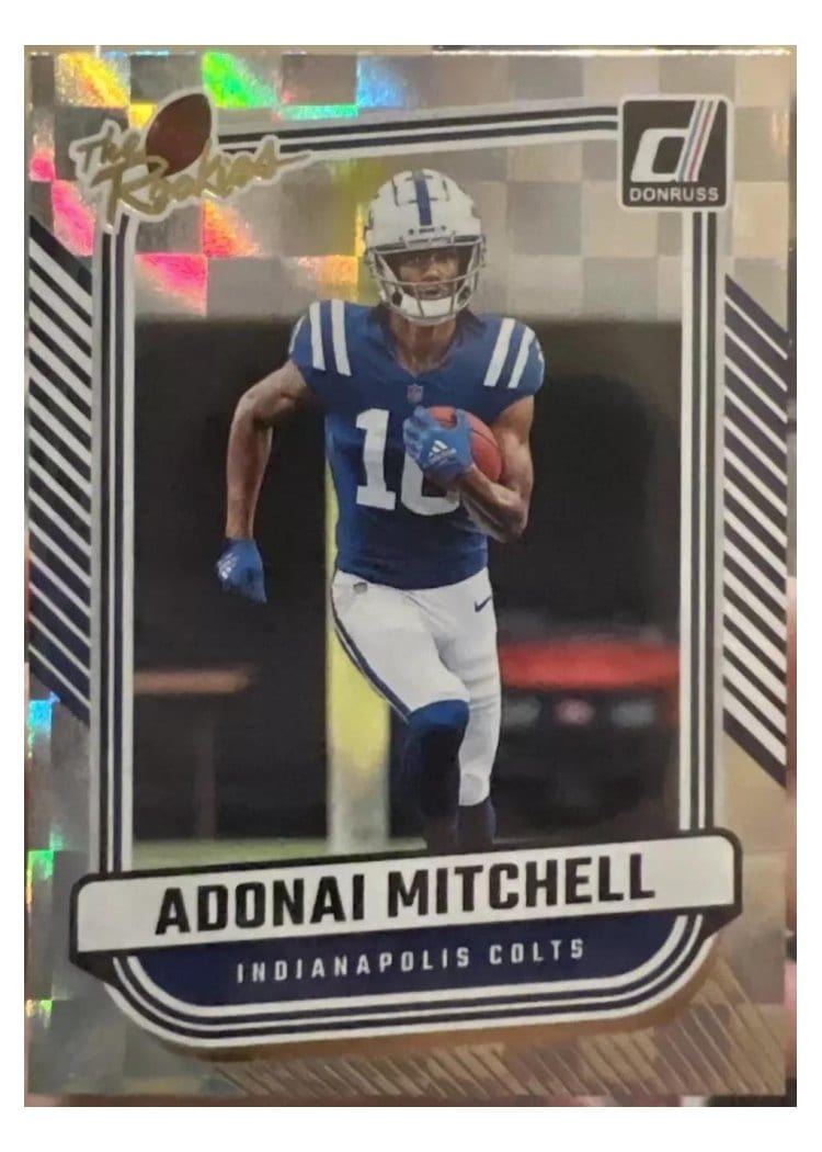 2024 Donruss The Rookies Adonai Mitchell #TR-23 card