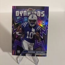 2024 Finest Dynamos Adonai Mitchell #DYN-10 card