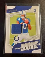 2024 Panini Absolute Absolute Rookie Materials Adonai Mitchell #ARM-AML card