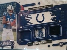 2024 Panini Absolute Tools of the Trade Triple Adonai Mitchell #TOTT-AML card