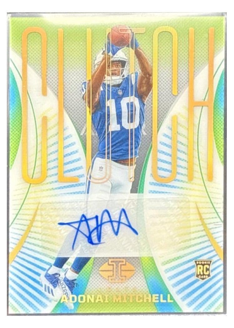 2024 Panini Illusions Clutch Signatures Adonai Mitchell #7 card