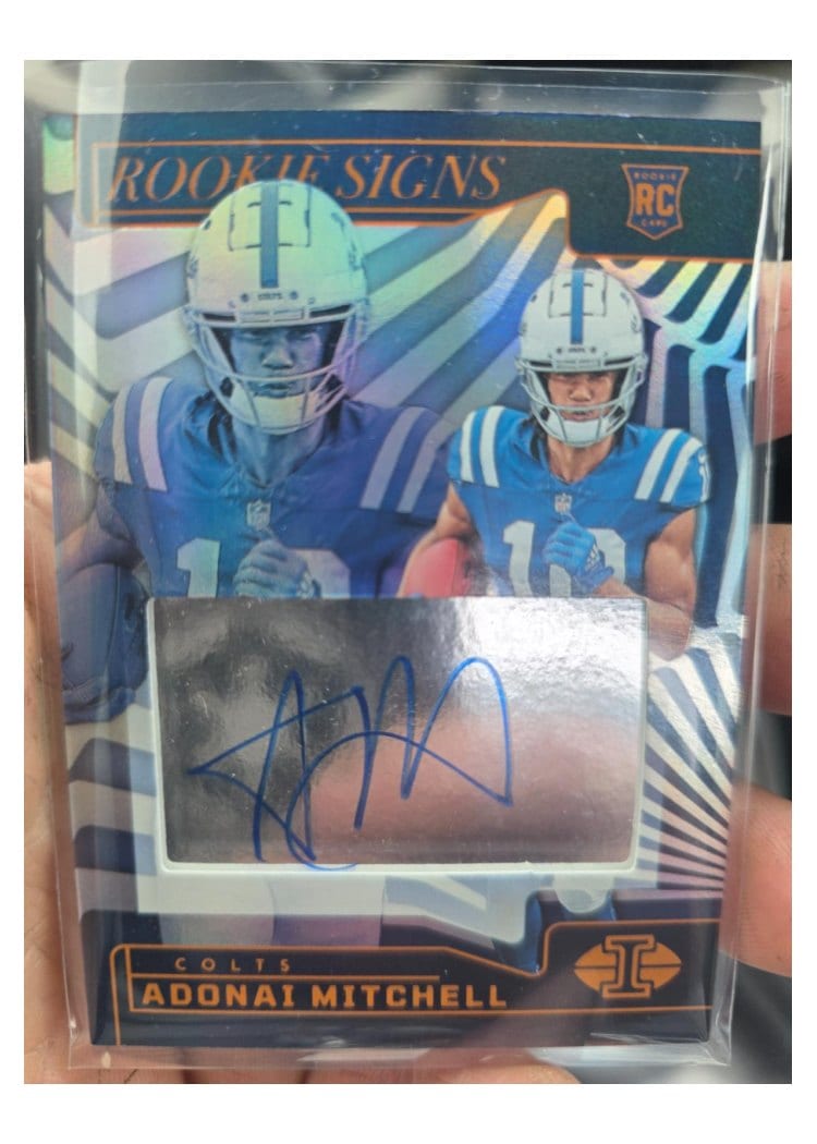 2024 Panini Illusions Rookie Signs Adonai Mitchell #14 card