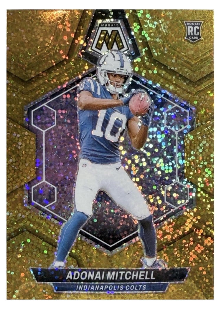 2024 Panini Mosaic Base Set Adonai Mitchell #350 card