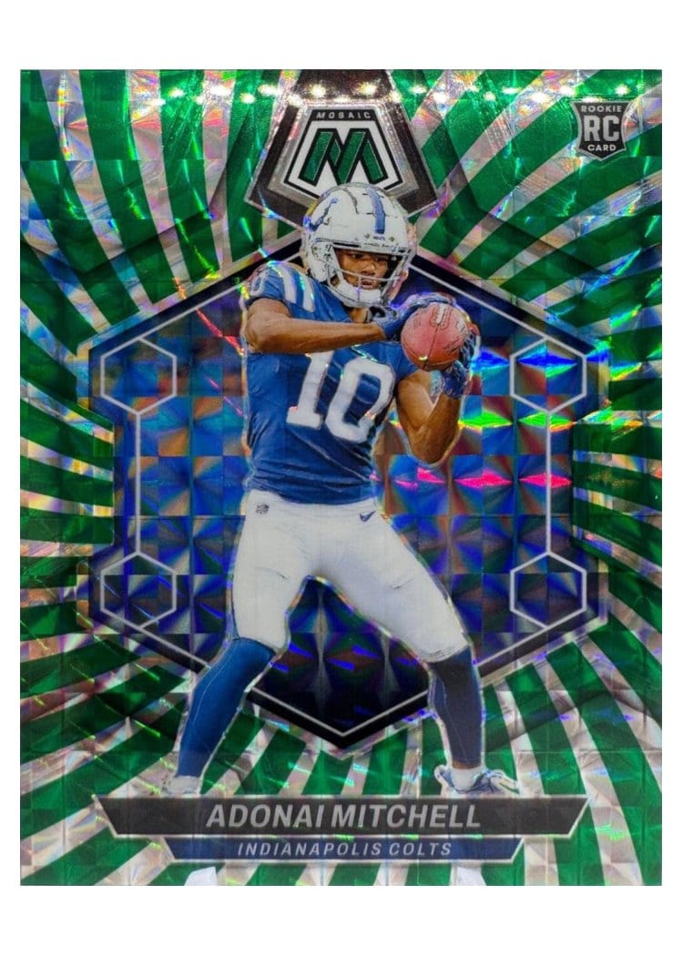 2024 Panini Mosaic Base Set Adonai Mitchell #350 card