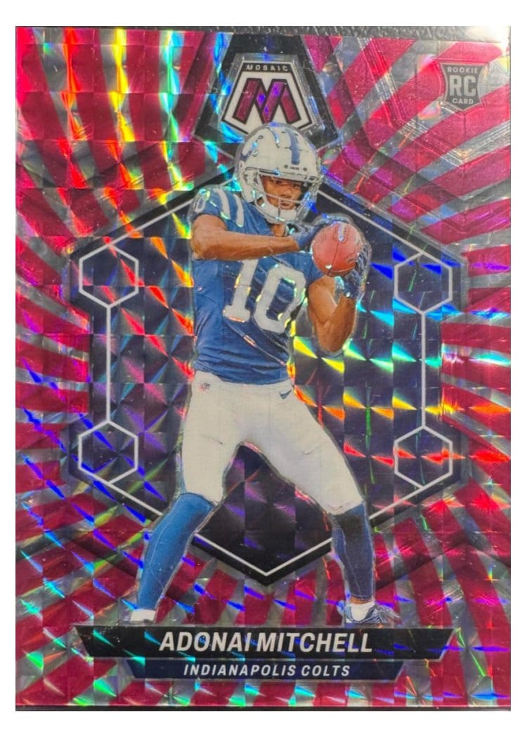 2024 Panini Mosaic Base Set Adonai Mitchell #350 card