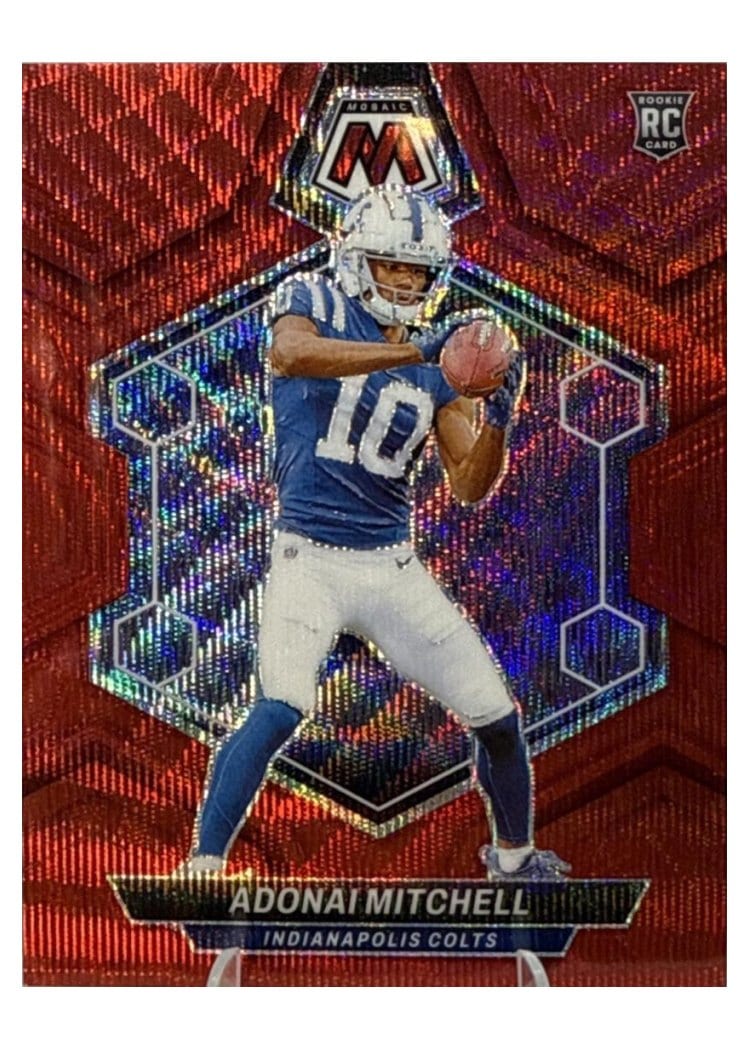 2024 Panini Mosaic Base Set Adonai Mitchell #350 card