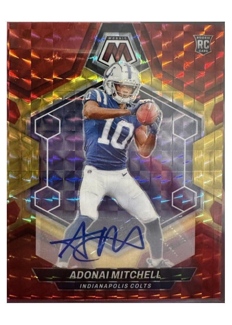 2024 Panini Mosaic Base Set Adonai Mitchell #350 card