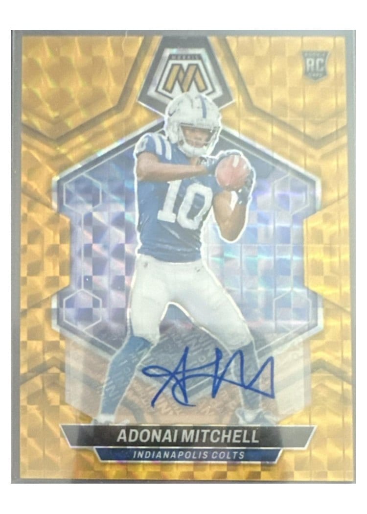 2024 Panini Mosaic Base Set Adonai Mitchell #350 card