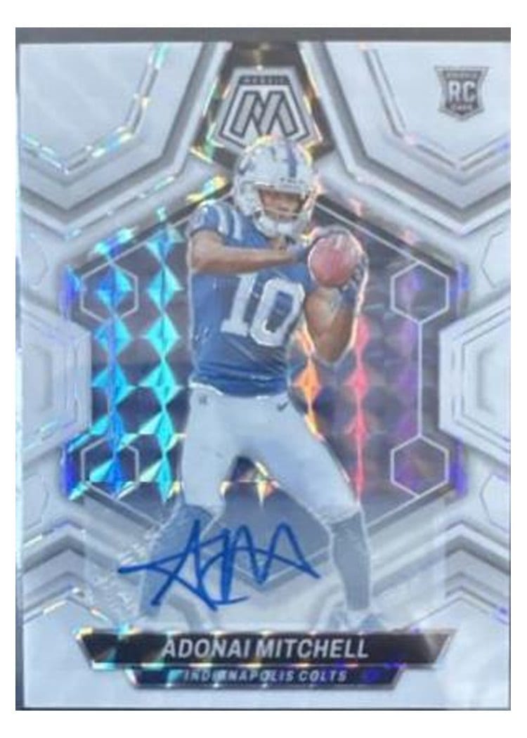 2024 Panini Mosaic Base Set Adonai Mitchell #350 card