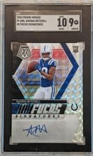 2024 Panini Mosaic In Focus Signatures Adonai Mitchell #IF-AML card