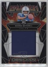 2024 Panini Obsidian Rookie Eruption Materials Adonai Mitchell #1 card