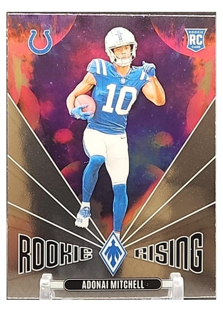 2024 Panini Phoenix Rookie Rising Adonai Mitchell #RR-AML card