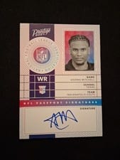 2024 Panini Prestige NFL Passport Signatures Adonai Mitchell #NPS-AML card