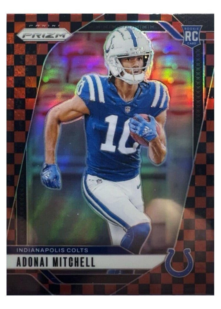 2024 Panini Prizm Base Set Adonai Mitchell #303 card