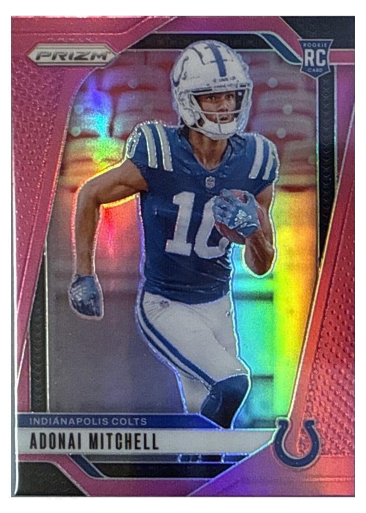 2024 Panini Prizm Base Set Adonai Mitchell #303 card