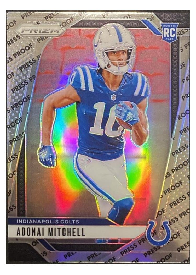 2024 Panini Prizm Base Set Adonai Mitchell #303 card