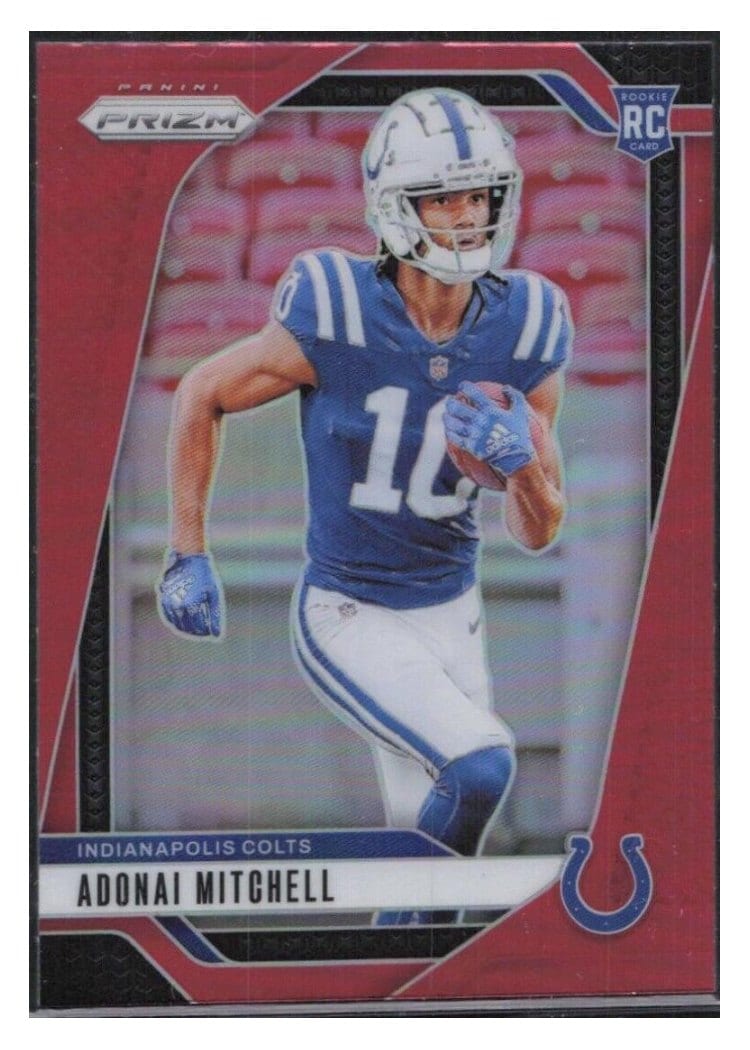 2024 Panini Prizm Base Set Adonai Mitchell #303 card