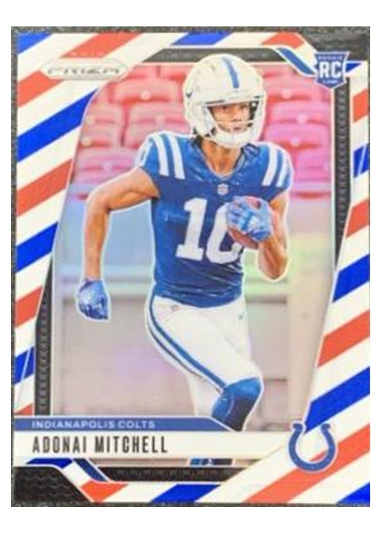 2024 Panini Prizm Base Set Adonai Mitchell #303 card