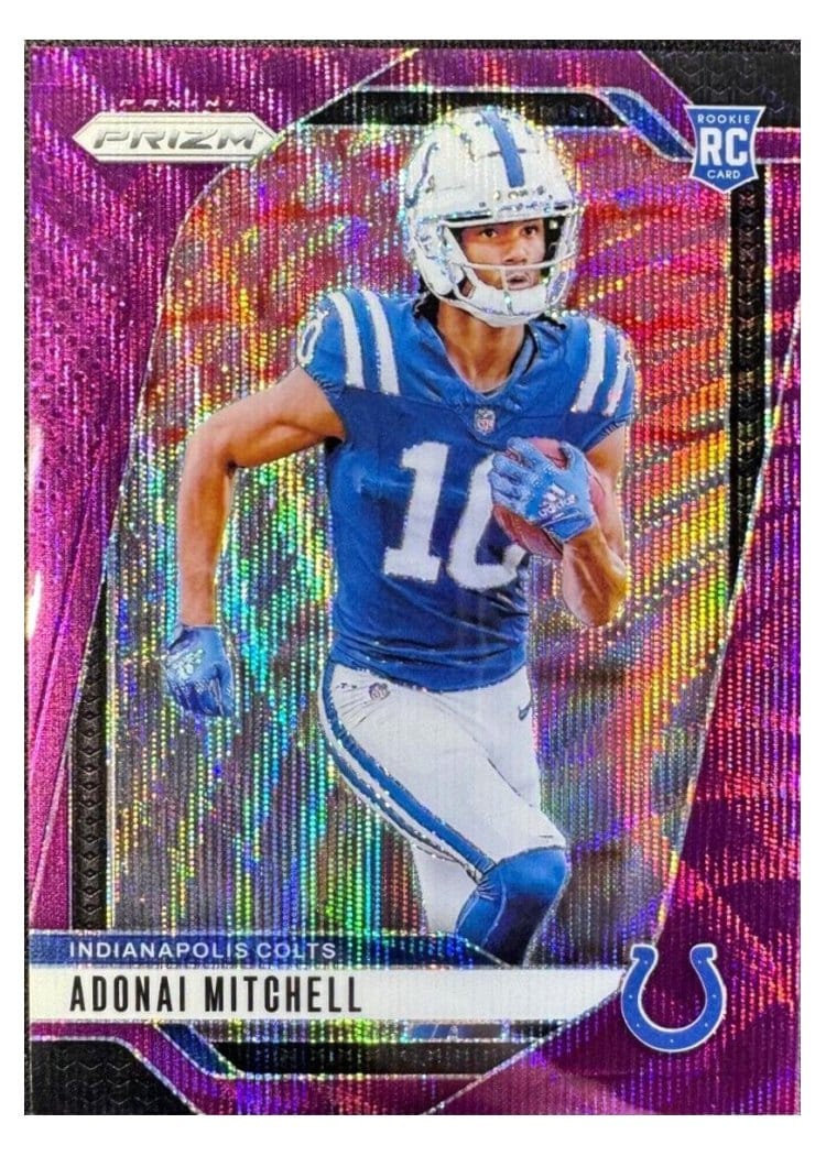 2024 Panini Prizm Base Set Adonai Mitchell #303 card