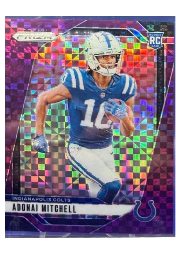 2024 Panini Prizm Base Set Adonai Mitchell #303 card