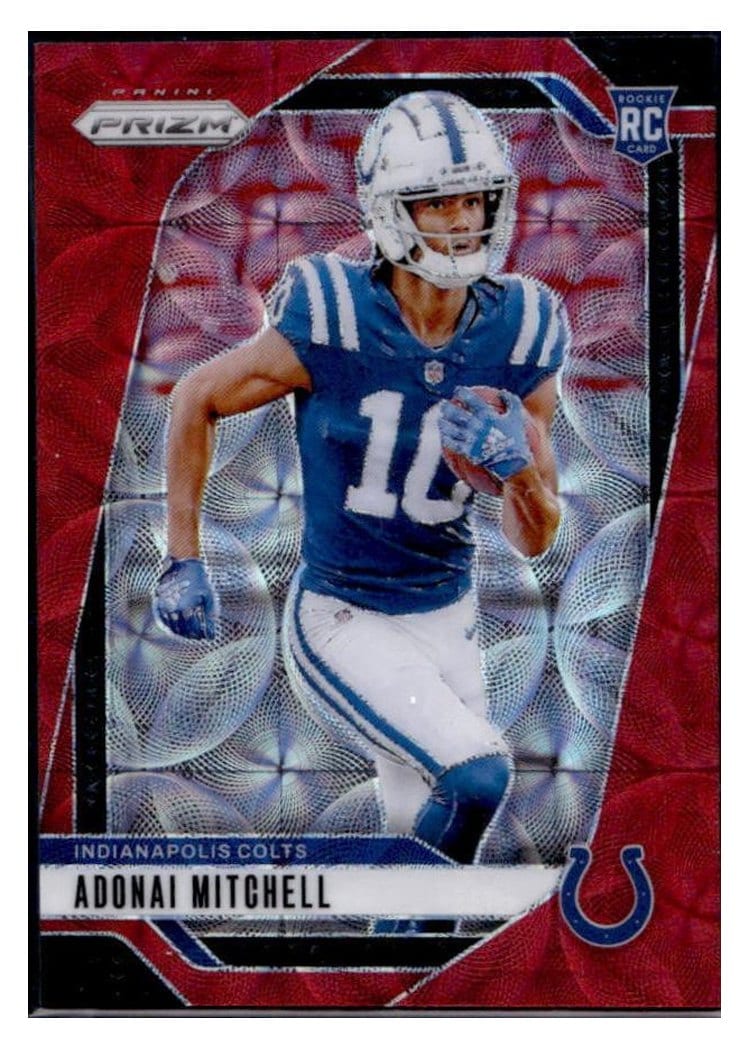 2024 Panini Prizm Base Set Adonai Mitchell #303 card